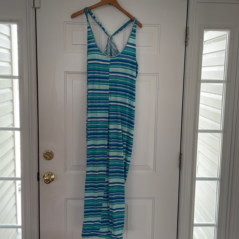 LAST CHANCE! Donating soon!  - XXL Woolrich Strapy sundress blue, teal,white
